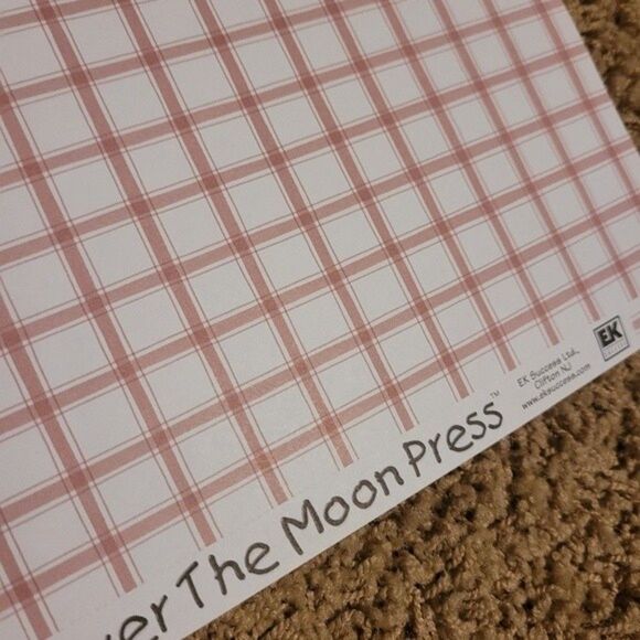 Memory kit paper Scrapbook paper plaid, dogs cats raining peach blue 4/$25 sale - Picture 9 of 16